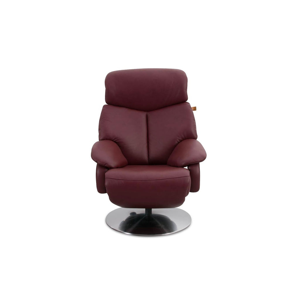 Fernsehsessel Cosy Relax CR15029 in Leder Credo barolo