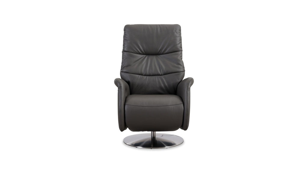 Fernsehsessel mit Doppelmotor 32630 LIMBOO in Leder Z73 graphite