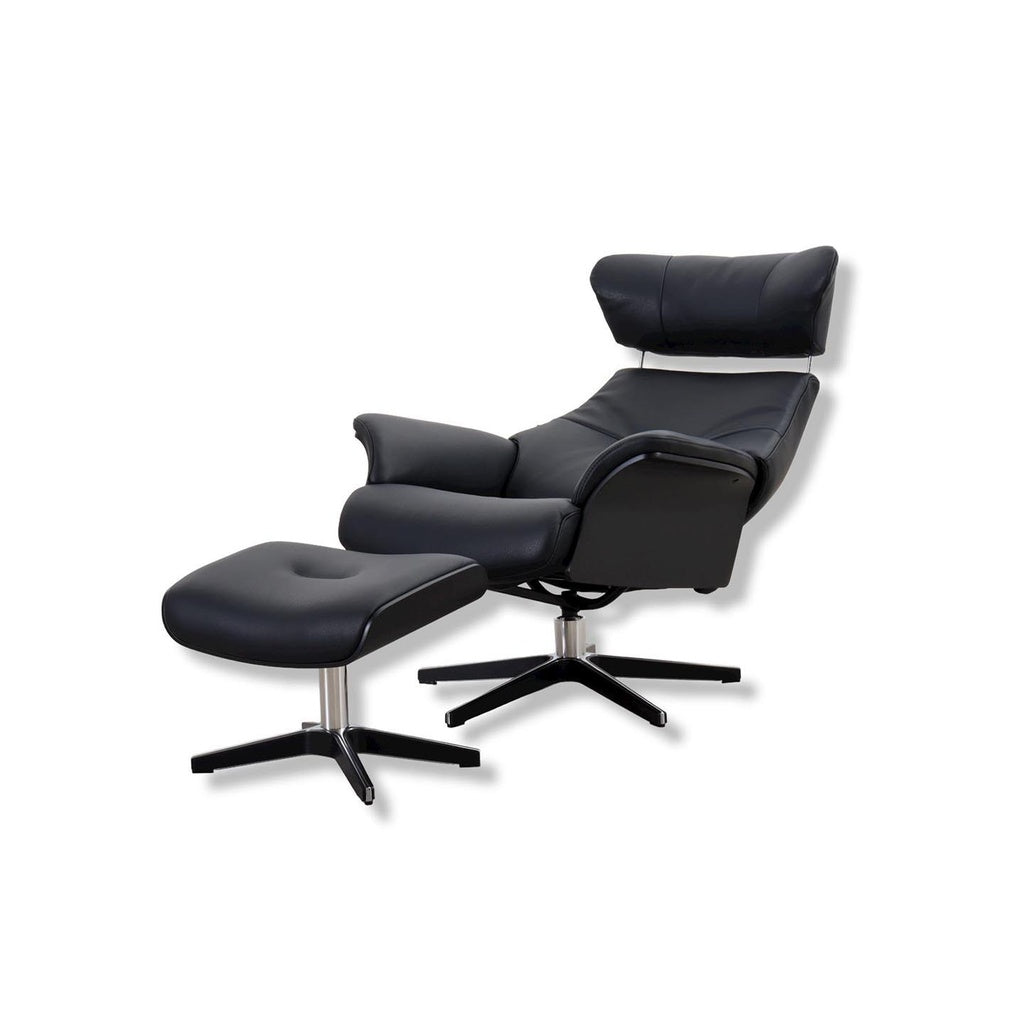 Fernsehsessel Air in Leder Fantasy schwarz
