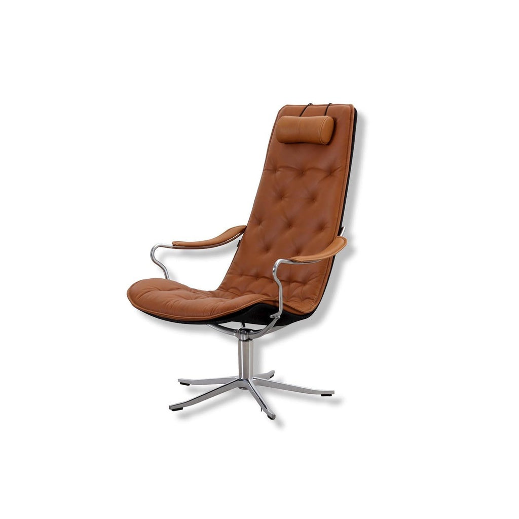 Sessel Bravo in Leder Jesolo cognac