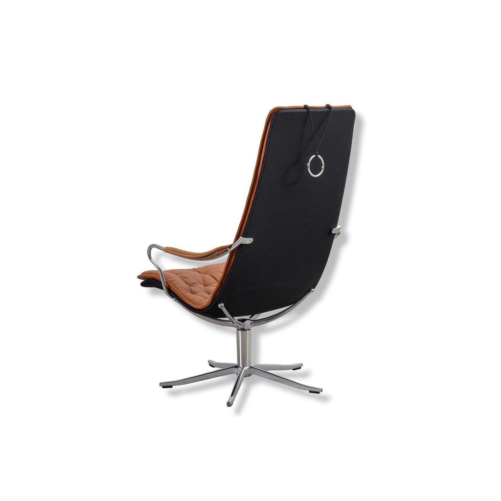 Sessel Bravo in Leder Jesolo cognac