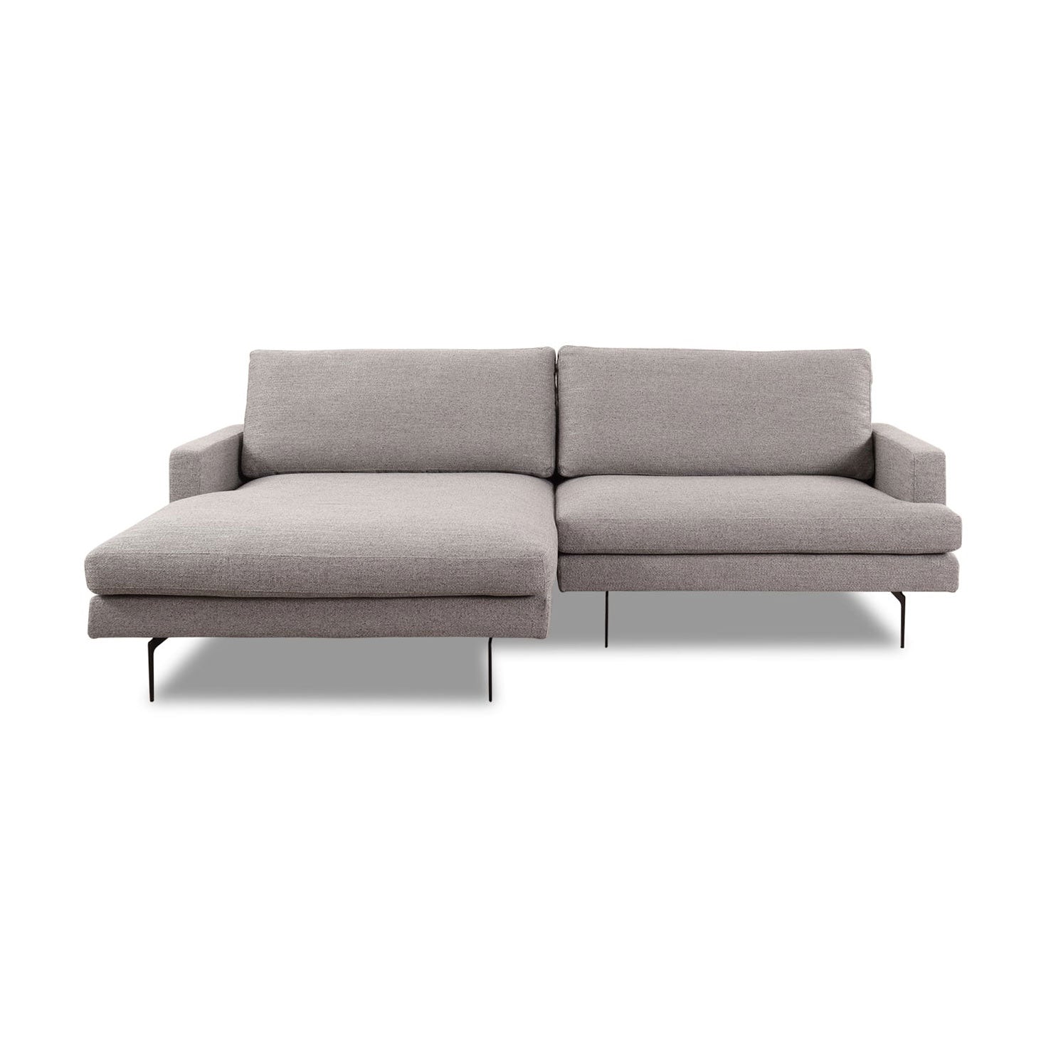 Ecksofa Plateia Stoff Levana platin