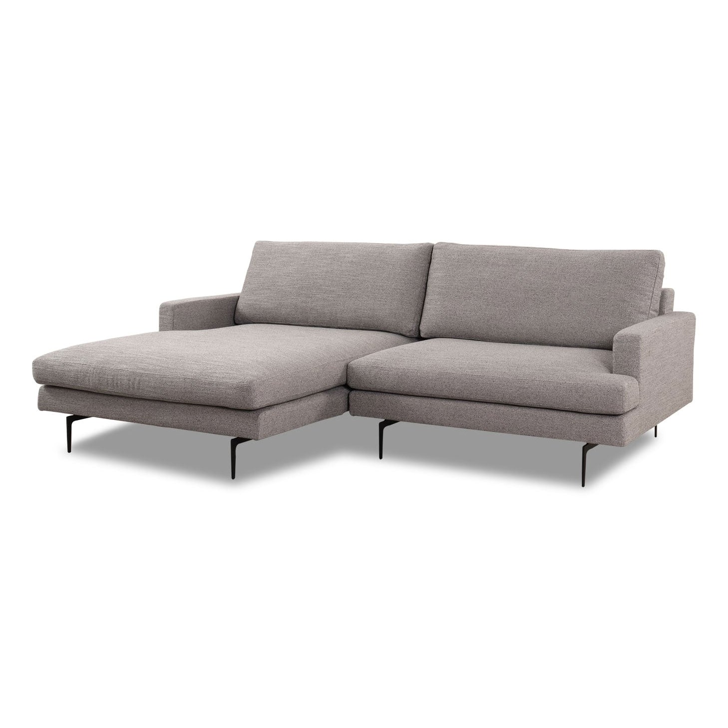 Ecksofa Plateia Stoff Levana platin