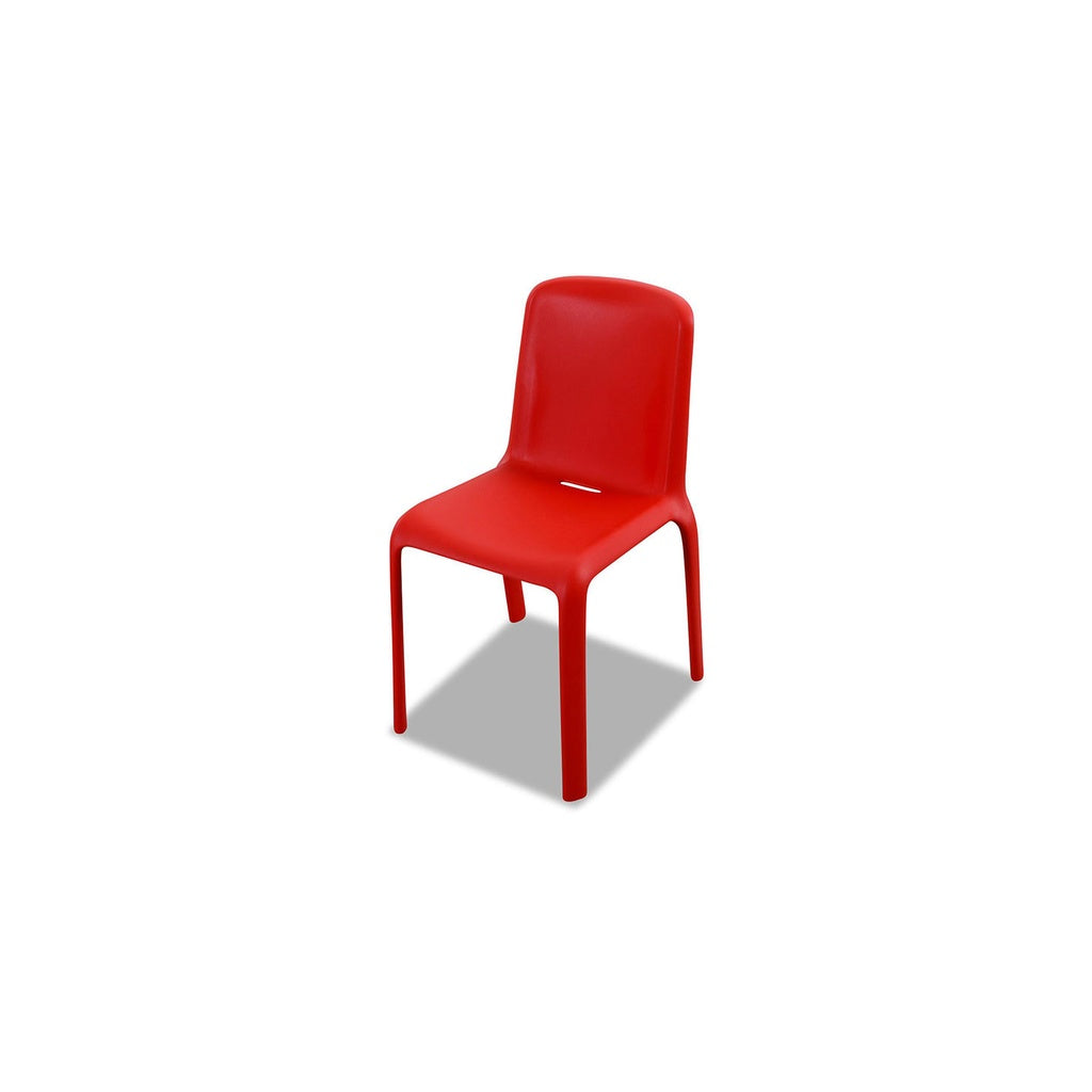 2er Set Stuhl 300 SNOW in Polypropylen rot