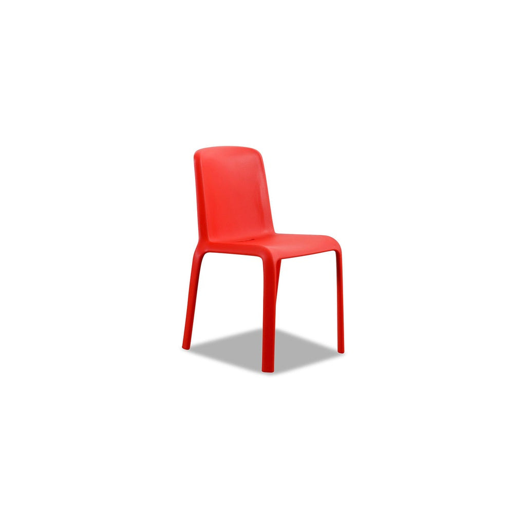 2er Set Stuhl 300 SNOW in Polypropylen rot