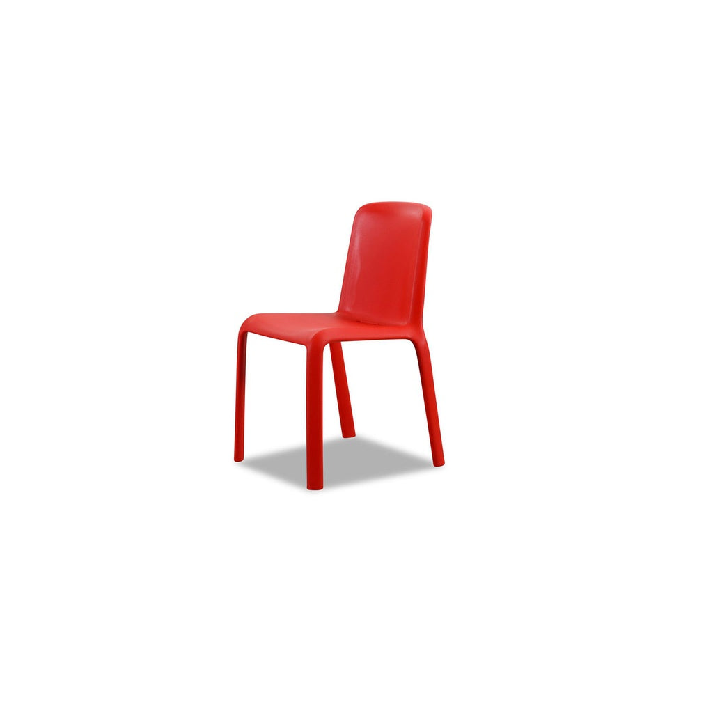 2er Set Stuhl 300 SNOW in Polypropylen rot