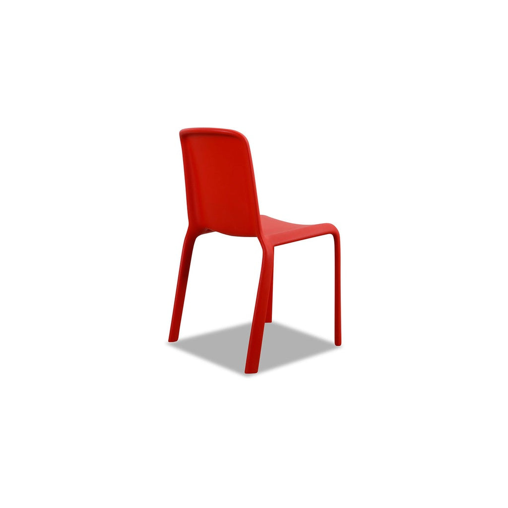 2er Set Stuhl 300 SNOW in Polypropylen rot