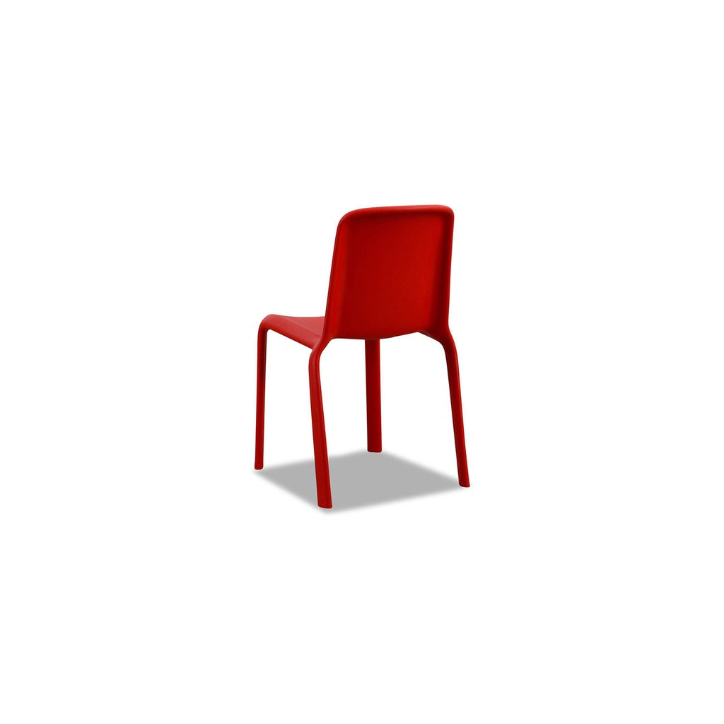 2er Set Stuhl 300 SNOW in Polypropylen rot
