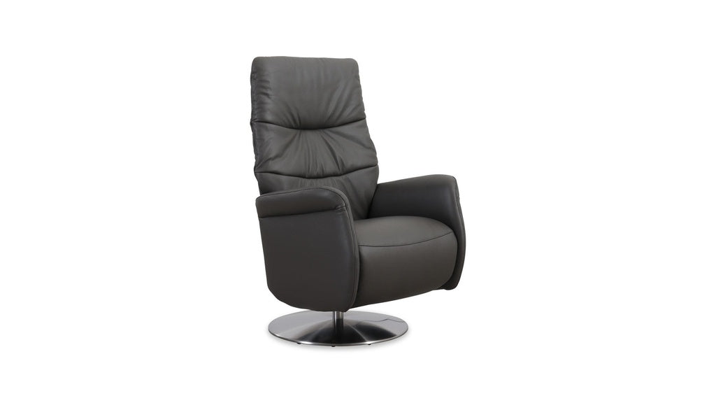 Fernsehsessel mit Doppelmotor 32630 LIMBOO in Leder Z73 graphite