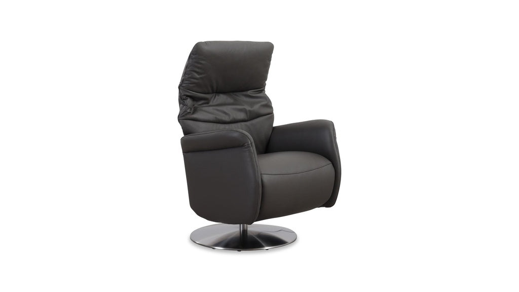Fernsehsessel mit Doppelmotor 32630 LIMBOO in Leder Z73 graphite