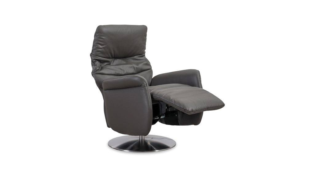 Fernsehsessel mit Doppelmotor 32630 LIMBOO in Leder Z73 graphite
