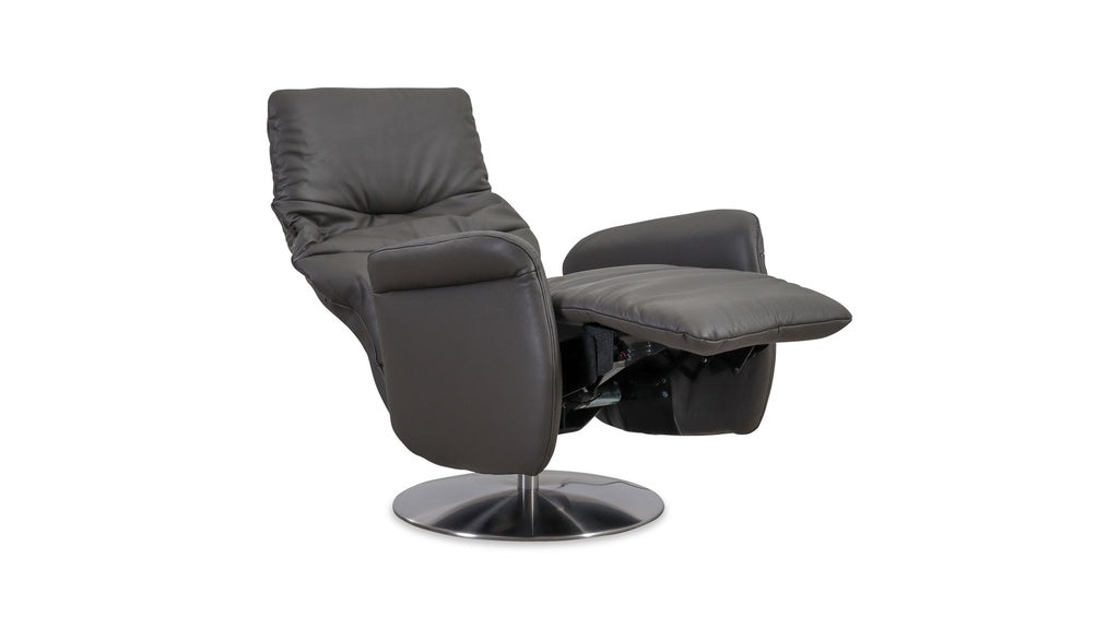 Fernsehsessel mit Doppelmotor 32630 LIMBOO in Leder Z73 graphite