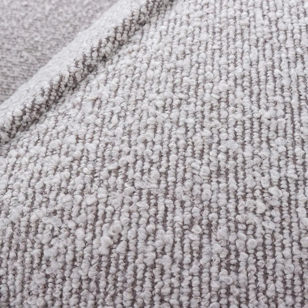 Ecksofa Softee in Bouclestoff in Hermes - Ecksofa Stoff