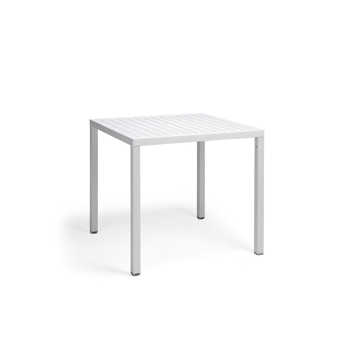 Outdoor Tisch CUBE - bianco / 80cm - Gartentisch