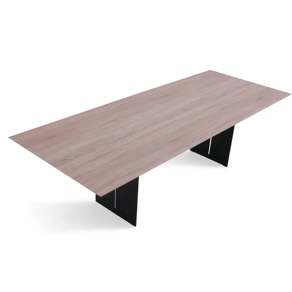 Tisch Constantin in Stahl/Eiche 260cm x100cm - Esstisch