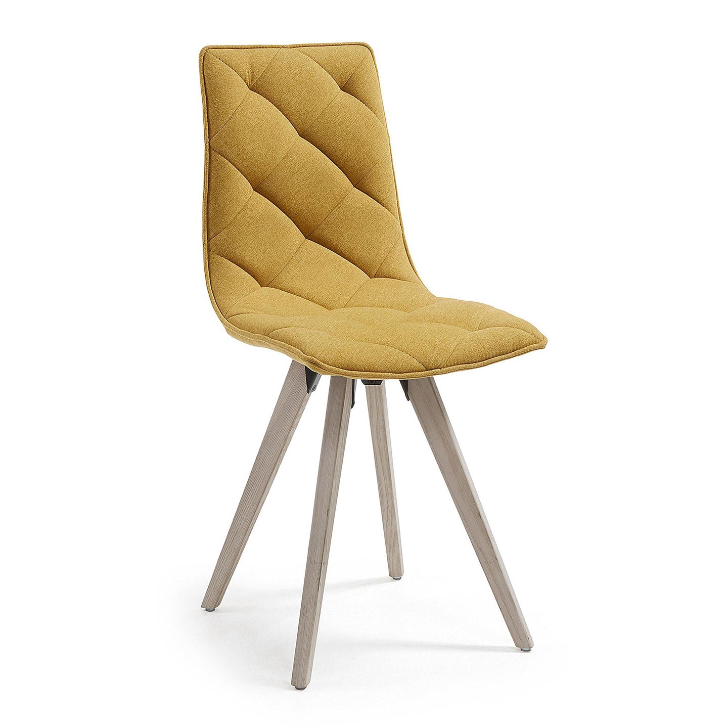 2er Set Stuhl TUK Naturholz Stoff - Sitzdesign